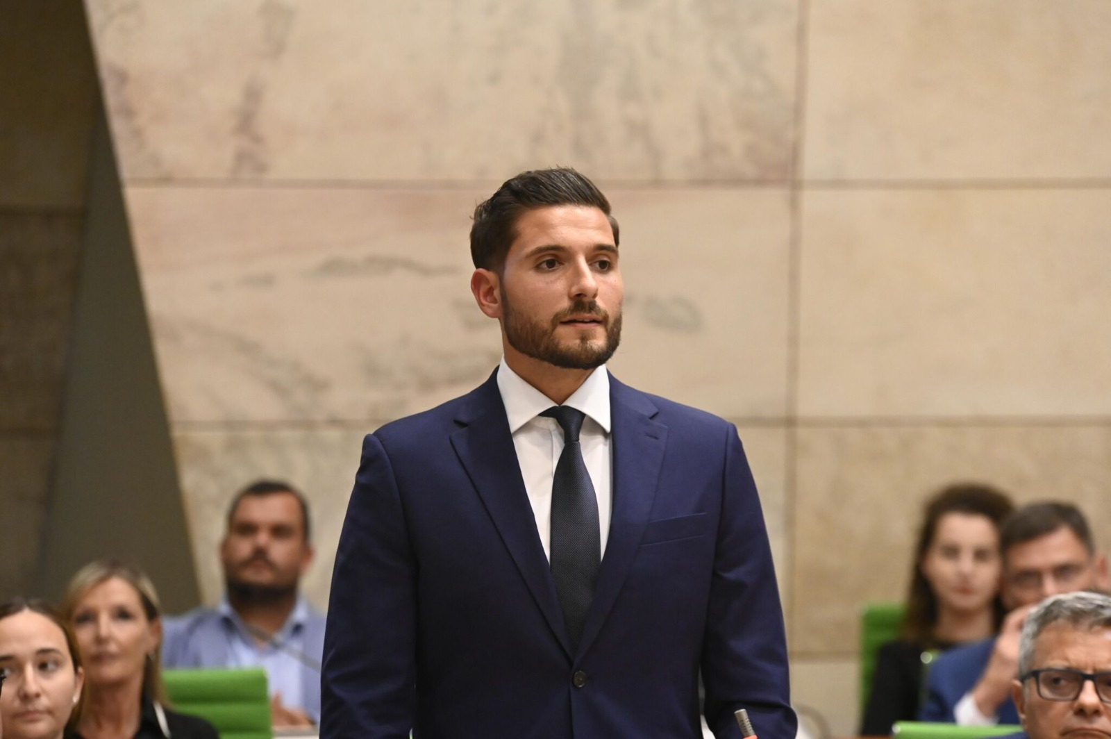 Opposition Leader Alex Borg