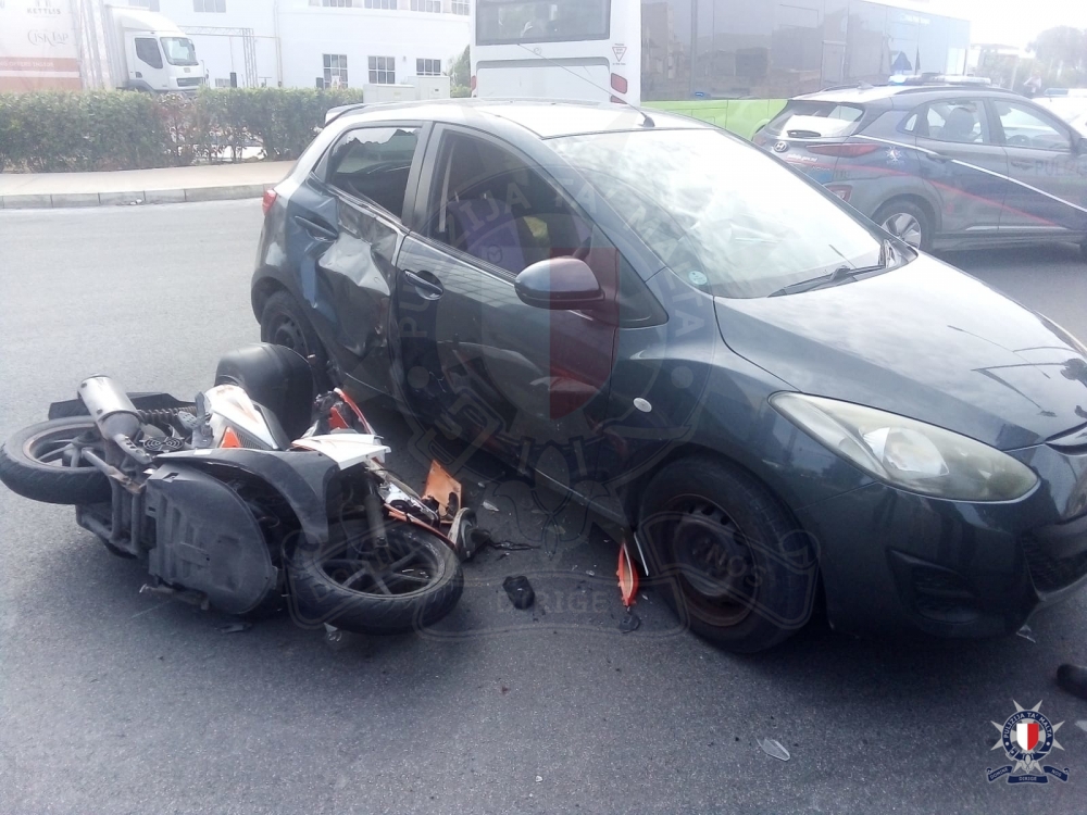 Pedestrian, motorcyclist sustain grievous injuries in two separate accidents