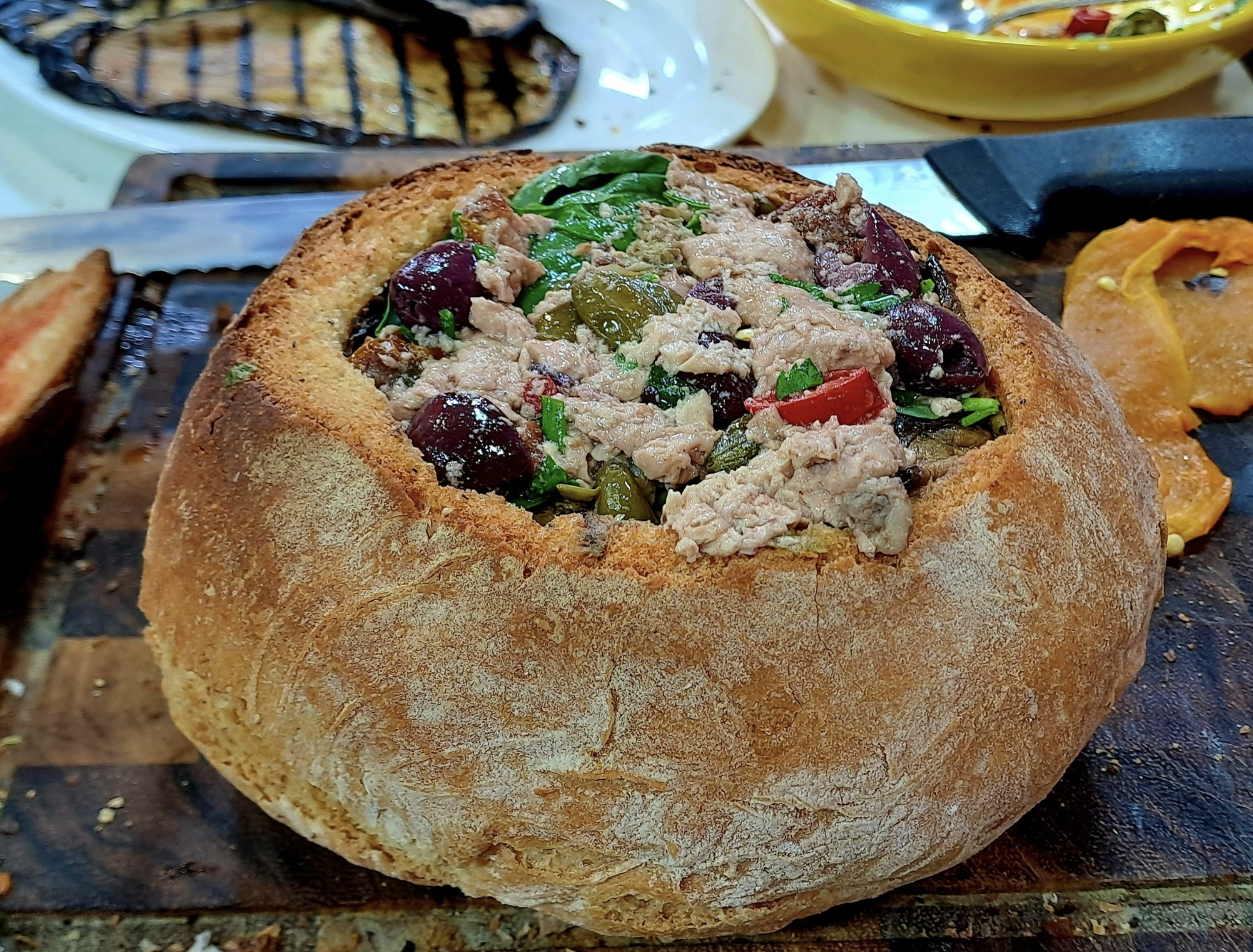 Stuffed Maltese bread
