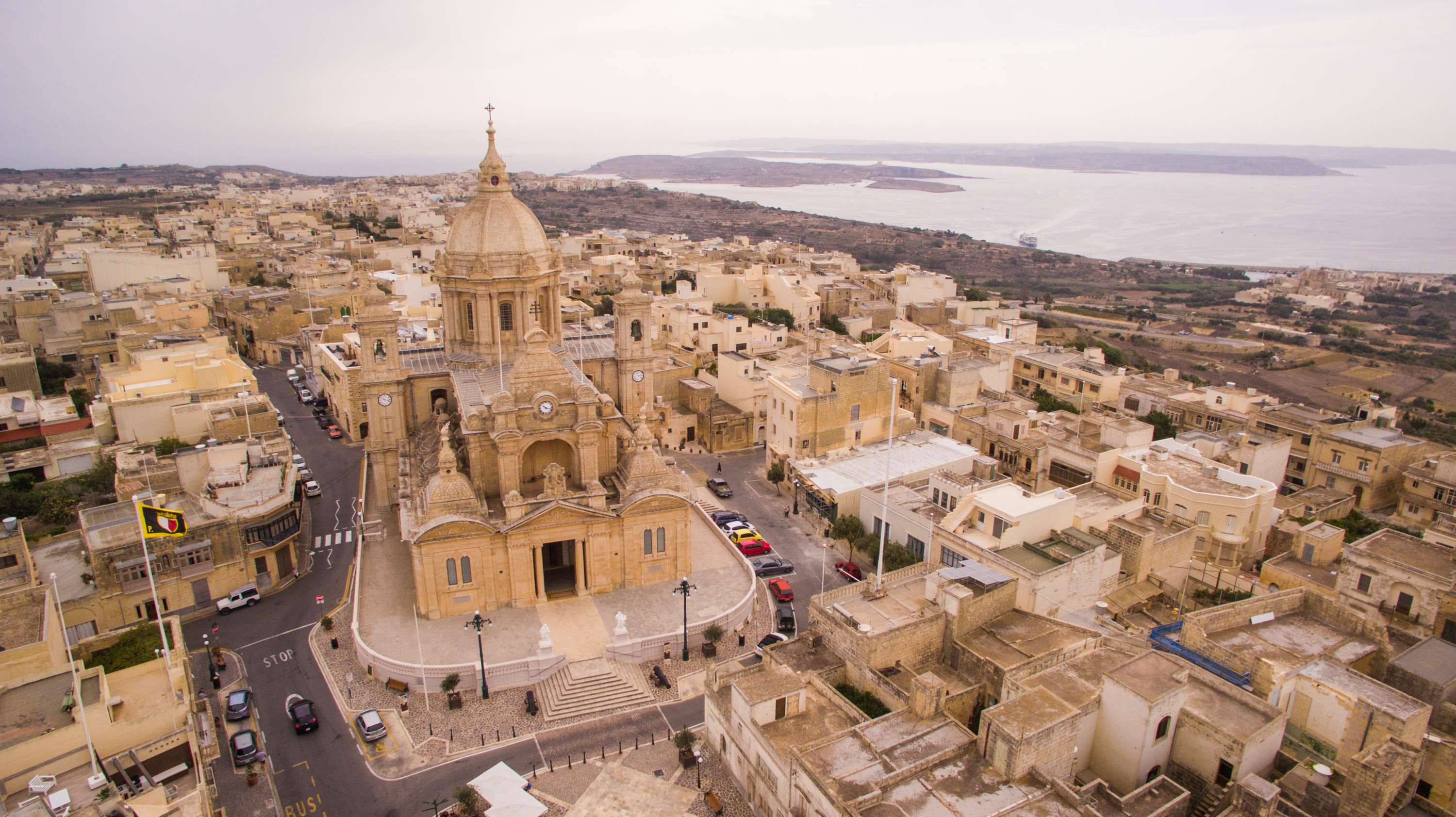 Aerial shot of Nadur (Photo: James Bianchi/MaltaToday)