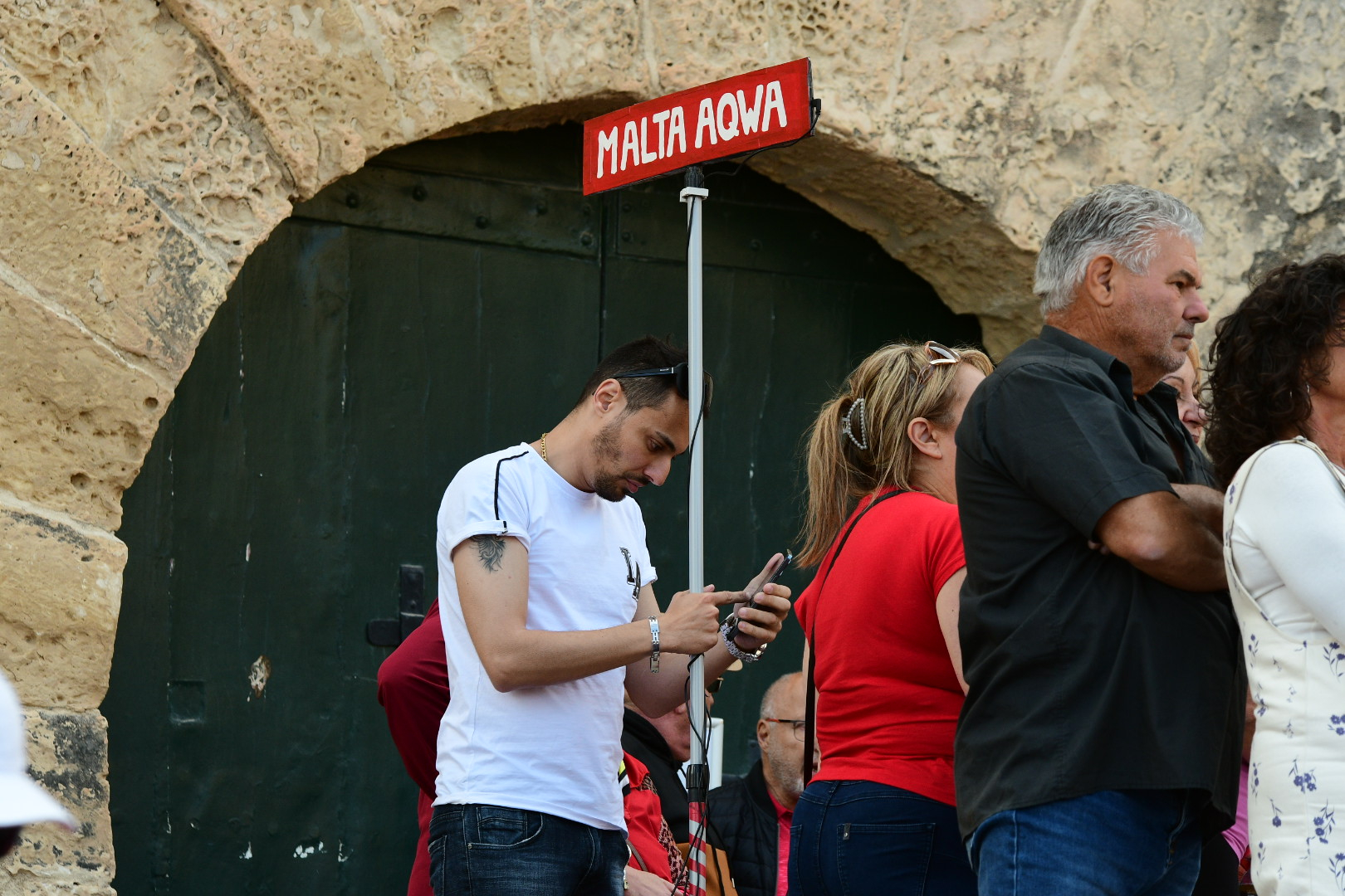 'Wait! This isn't the anti-Gozo rally' (Photo: James Bianchi/MaltaToday)