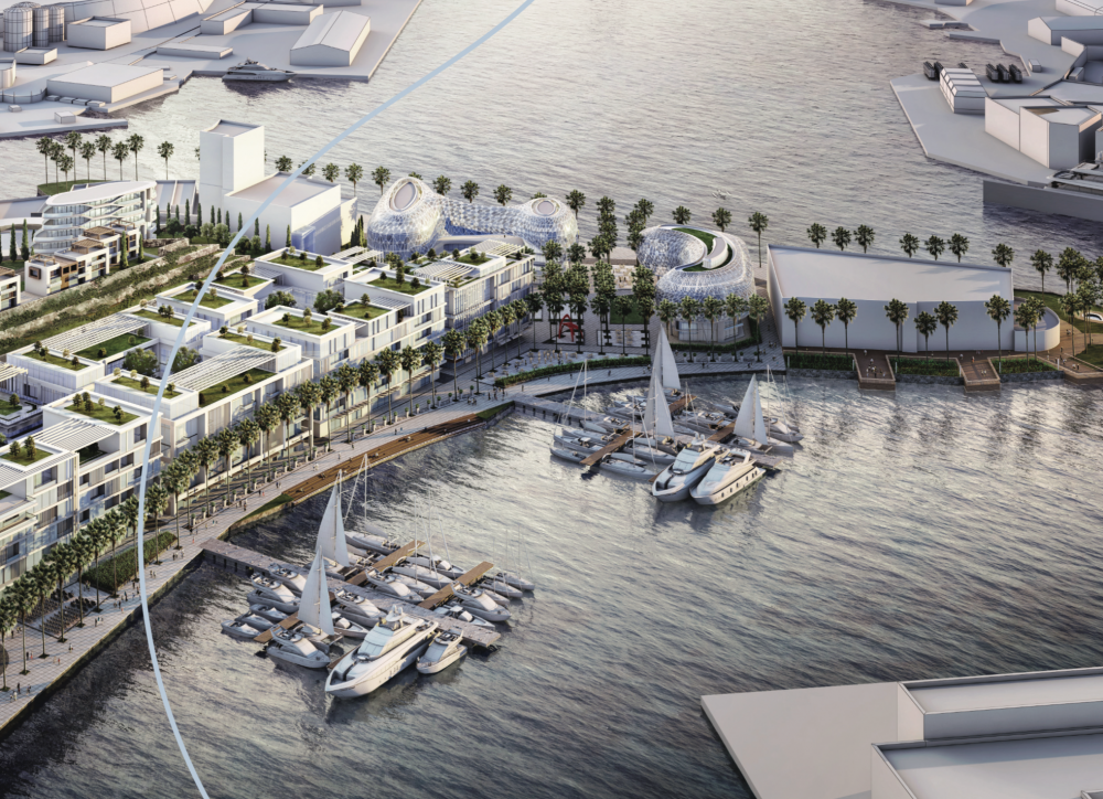 An artist’s impression taken from the 2021 plans unveiled by then infrastructure minister Ian Borg for the regeneration of the Grand Harbour 