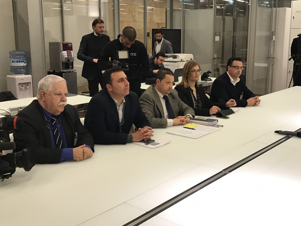 Representatives of the Institute of Maltese Journalists met ministers to discuss Media and Defamation Act