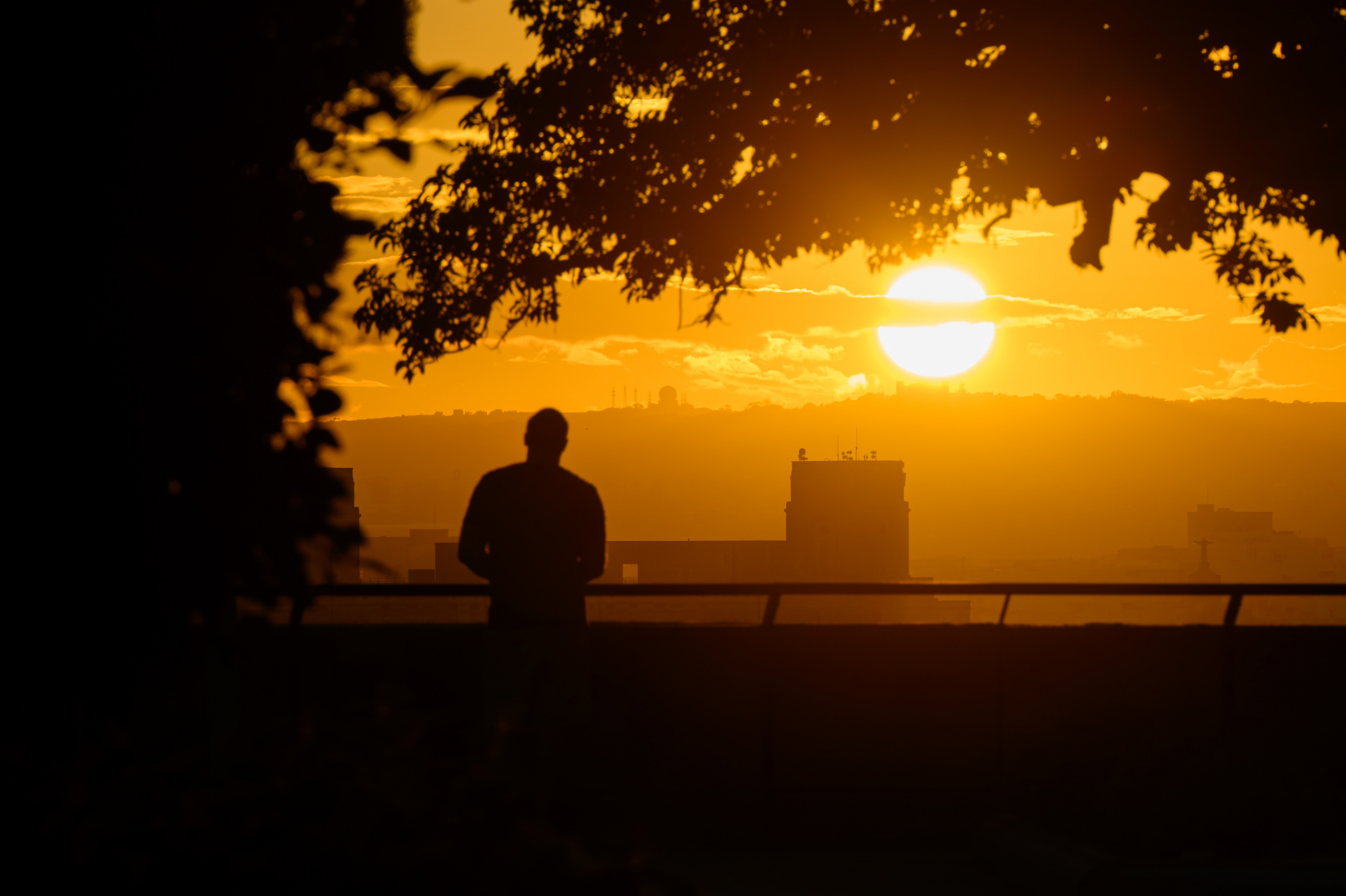 It’s hot and sticky, but not a heatwave