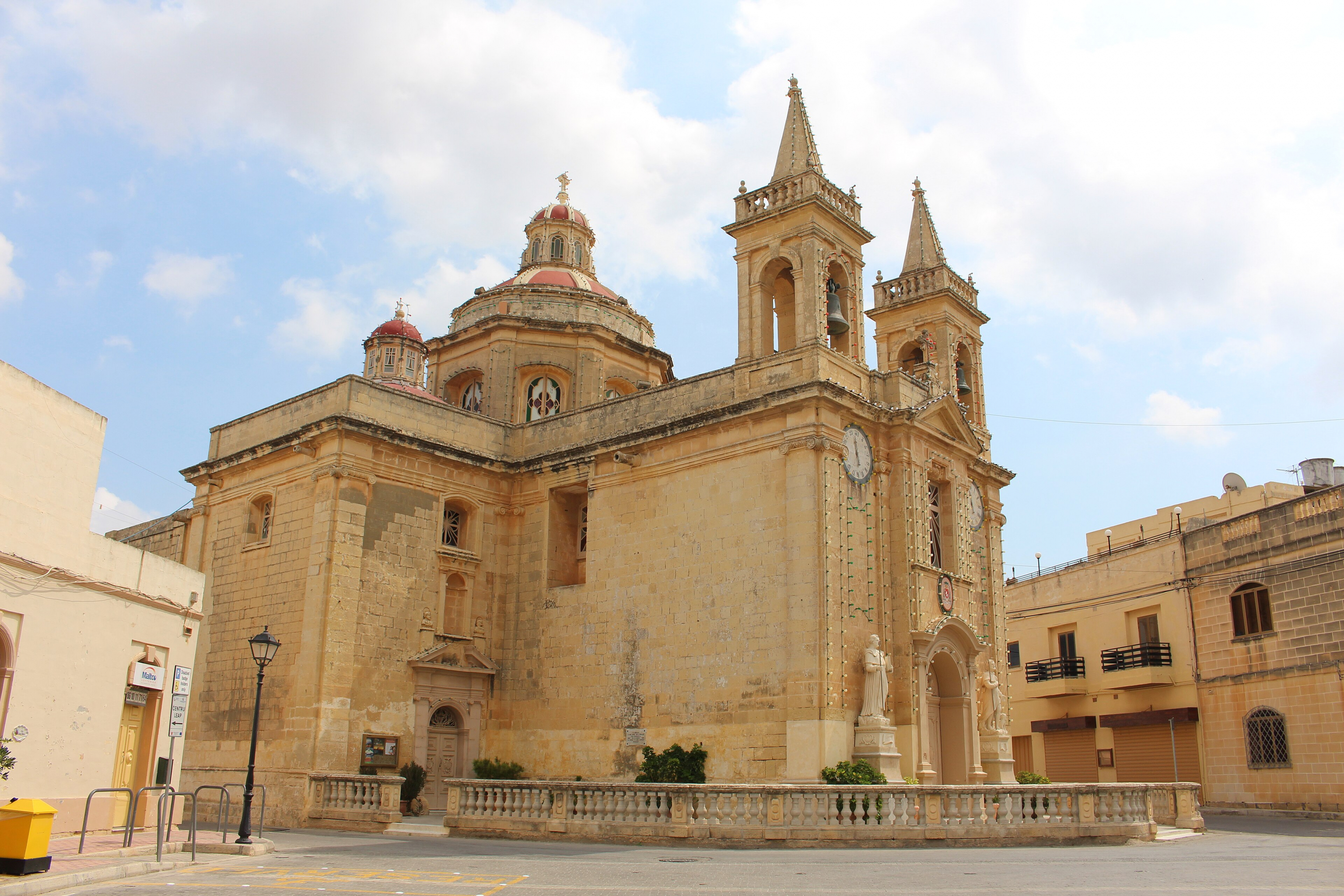 Kirkop parish church dedicated to St Leonard 
