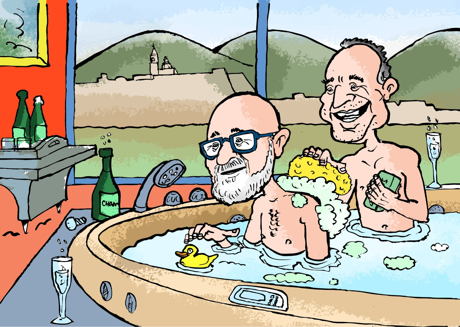 7 December: Housing Minister Roderick Galdes treated to a bubble bath by developer Joseph Portelli. Galdes, who always seems to be on the most favourable end of deals with top developers, was consistently grabbing headlines for his impressive property portfolio