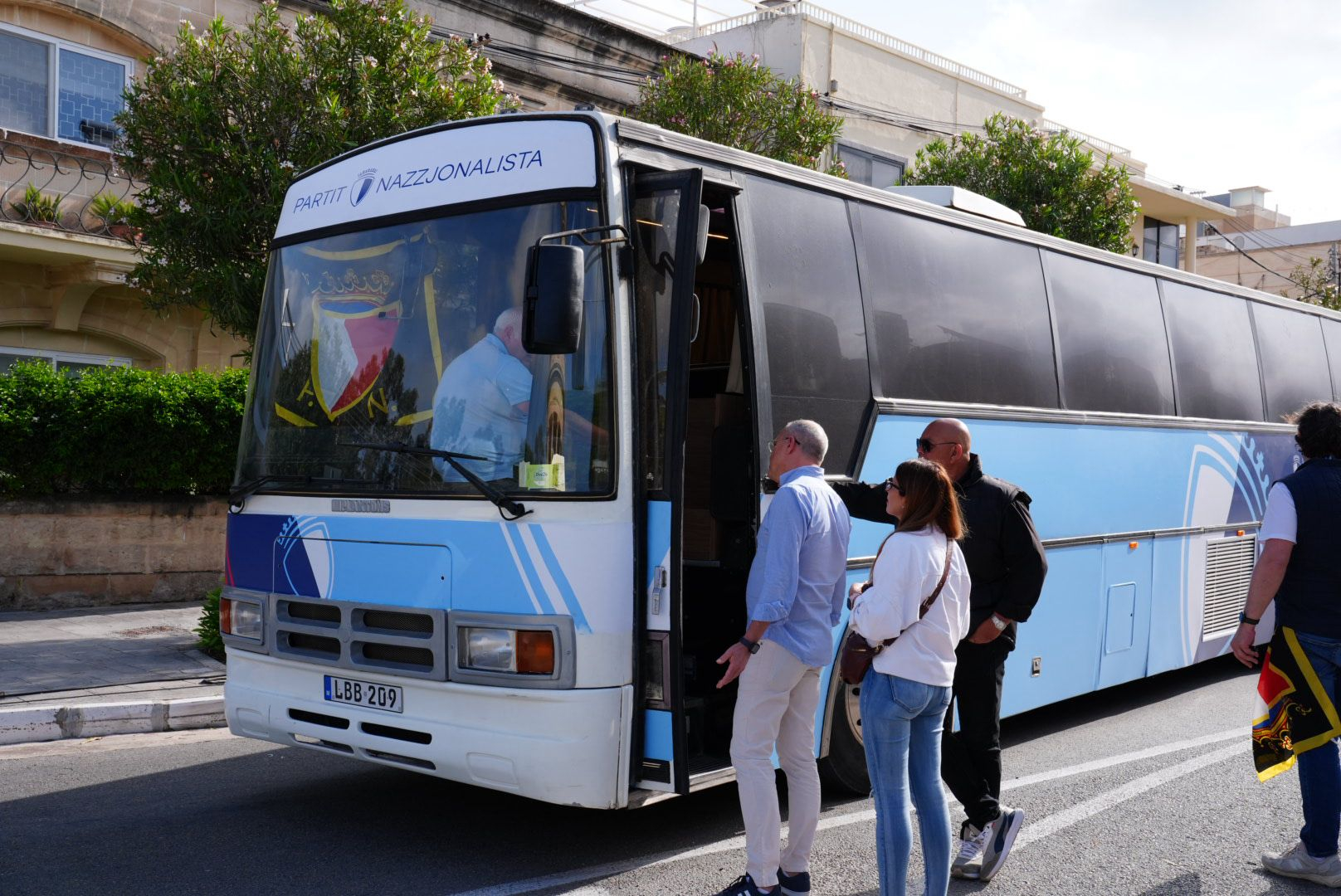 The only PN bus which isn't bendy or on fire (Photo: Daniel Tihn/MaltaToday)