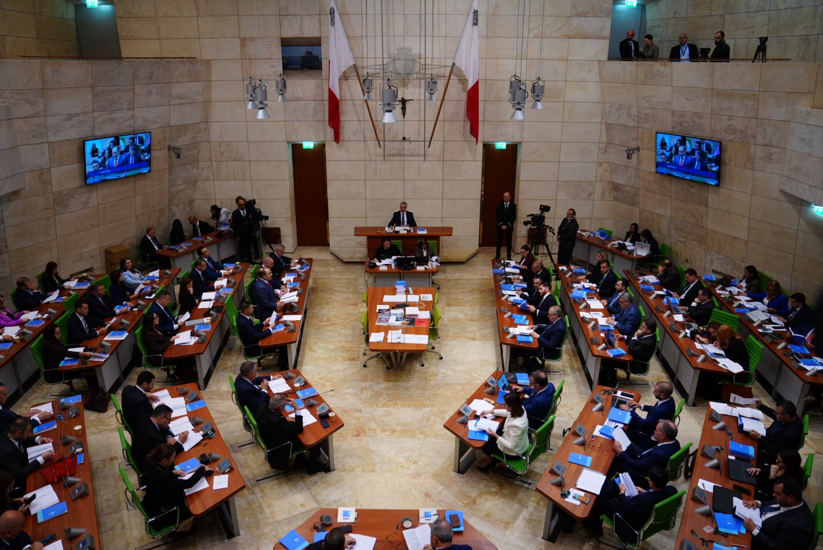 Finance Minister Clyde Caruana outlined the 2027 Budget in parliament on Monday (Photo: Daniel Tihn/MaltaToday)
