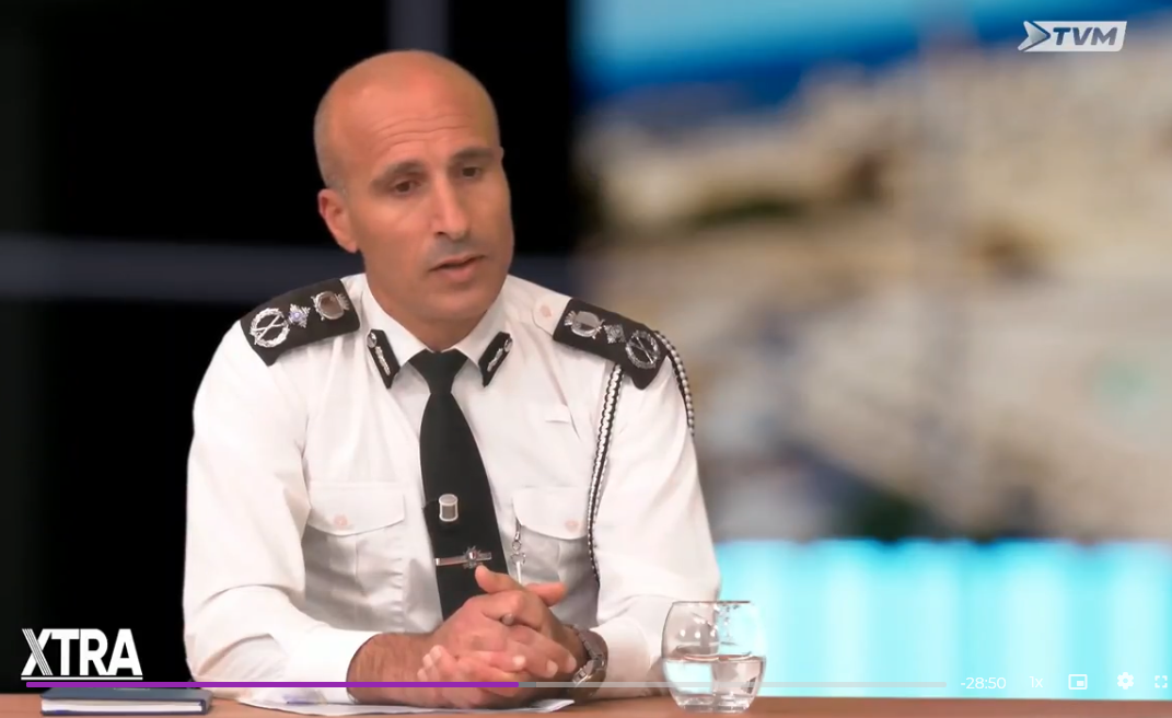 Police Commissioner Angelo Gafa on Xtra