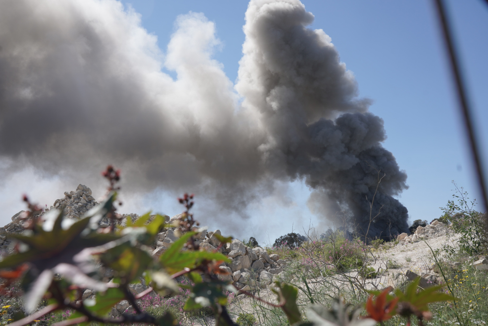 Authorities have urged the public to avoid the area due to safety concerns