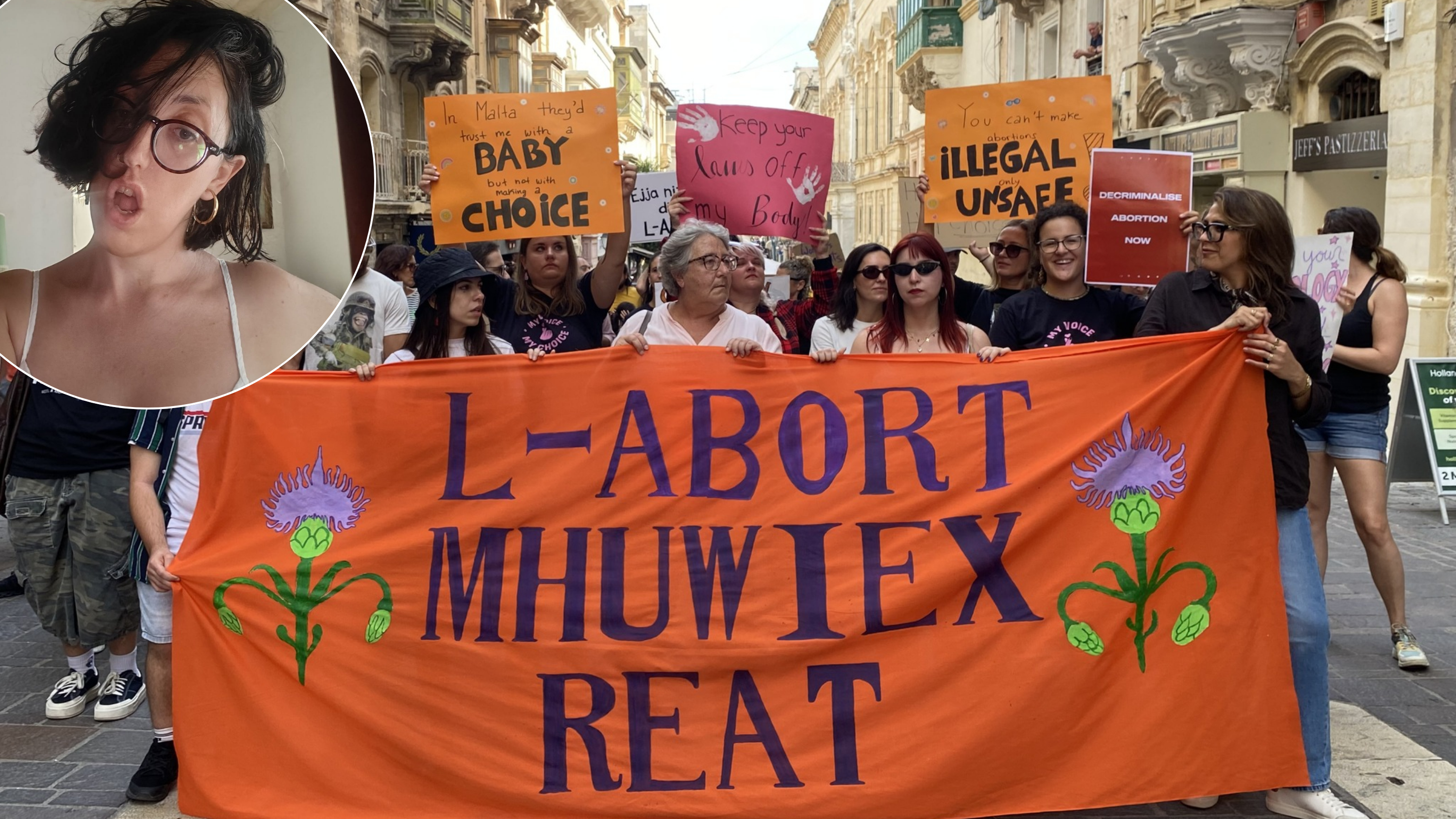 Lara Calleja, an activist and member of Moviment Graffitti, had shared her opinion in the comments section of an interview with pro-choice doctor Joanna Delia published by MaltaToday