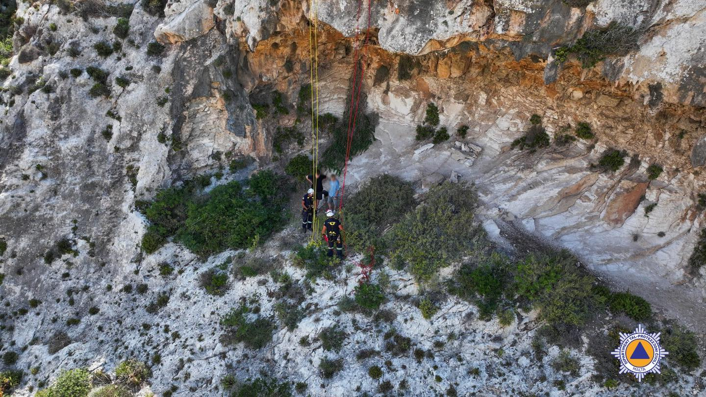 CPD rescues two people stranded at Wied Babu
