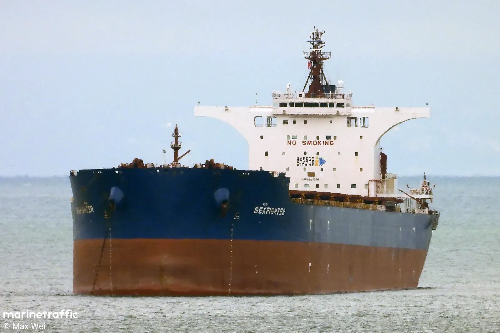The MV Seafighter, which is believed to be carrying coal destined for Israel's energy grid (Photo: Max Wei/Marine Traffic)