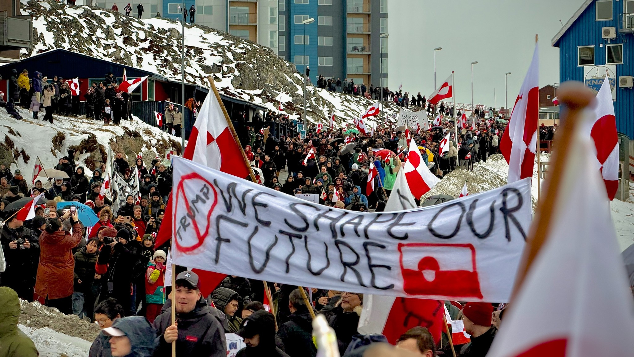 Trump’s Greenland tariff threat risks ‘dangerous downward spiral’, European leaders warn