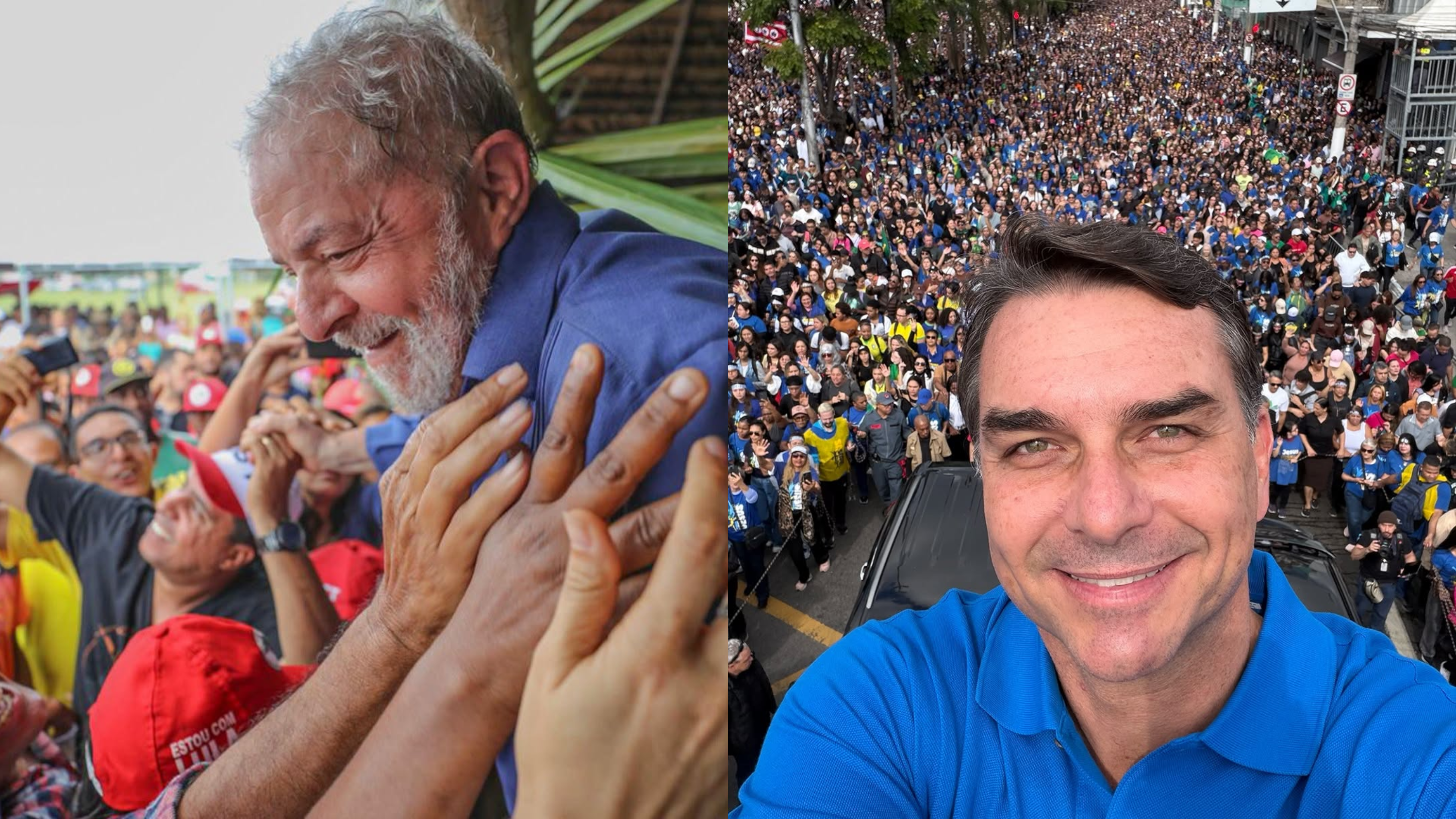Voters in Brazil, Latin America's largest nation, have gone to the polls in a run-off to choose between left-wing president Luiz Inácio Lula da Silva (Left) and right-wing senator Flávio Bolsonaro (Right)