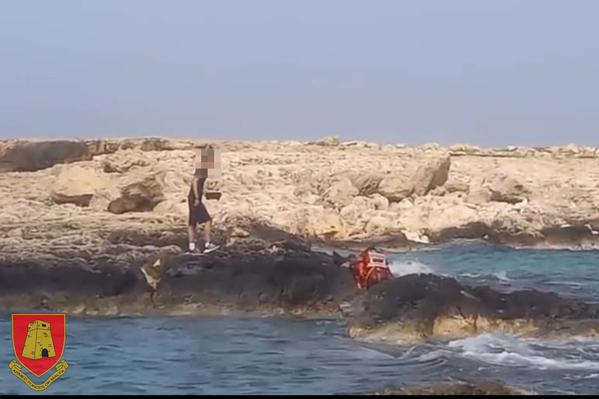 WATCH | Man rescued by AFM at Fra Ben in Qawra