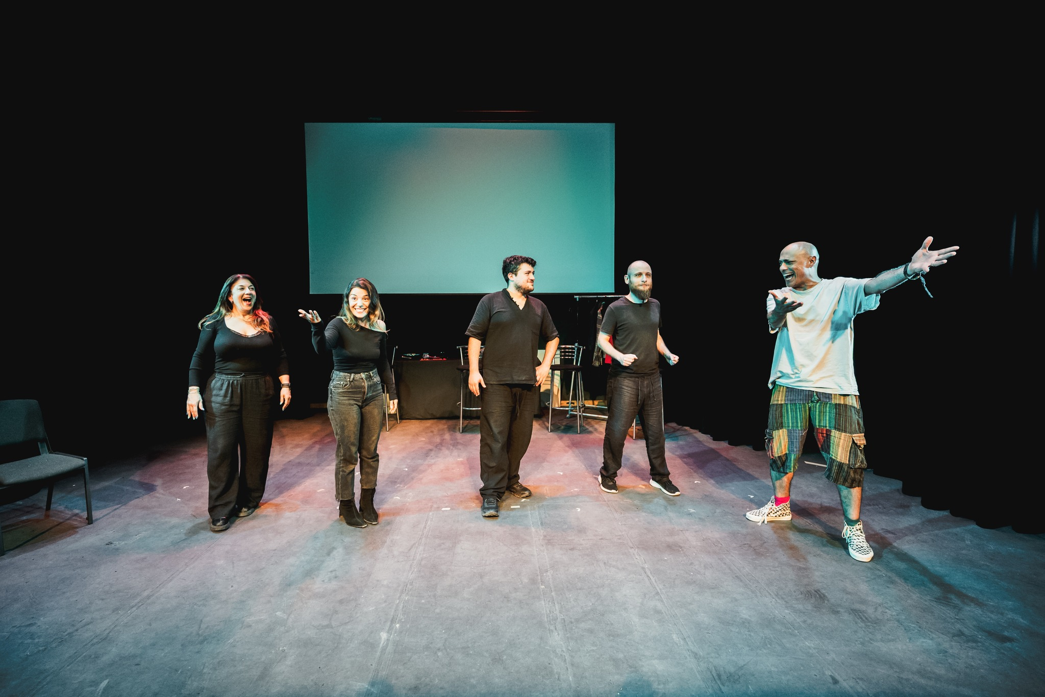 He assembled Comedy Knights veterans Pia Zammit and Naomi Said, theatre regular Sean Briffa, and TikTok personality James Ryder. (Photo: Albert Camilleri)