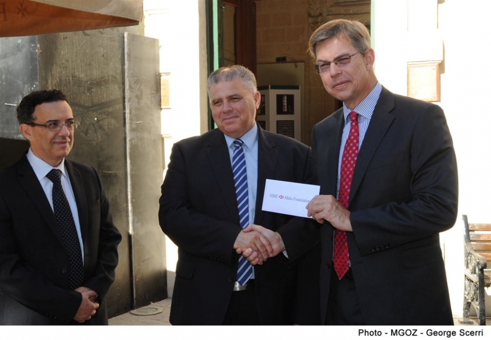 HSBC Malta Foundation sponsors restoration works of Banca Giuratale