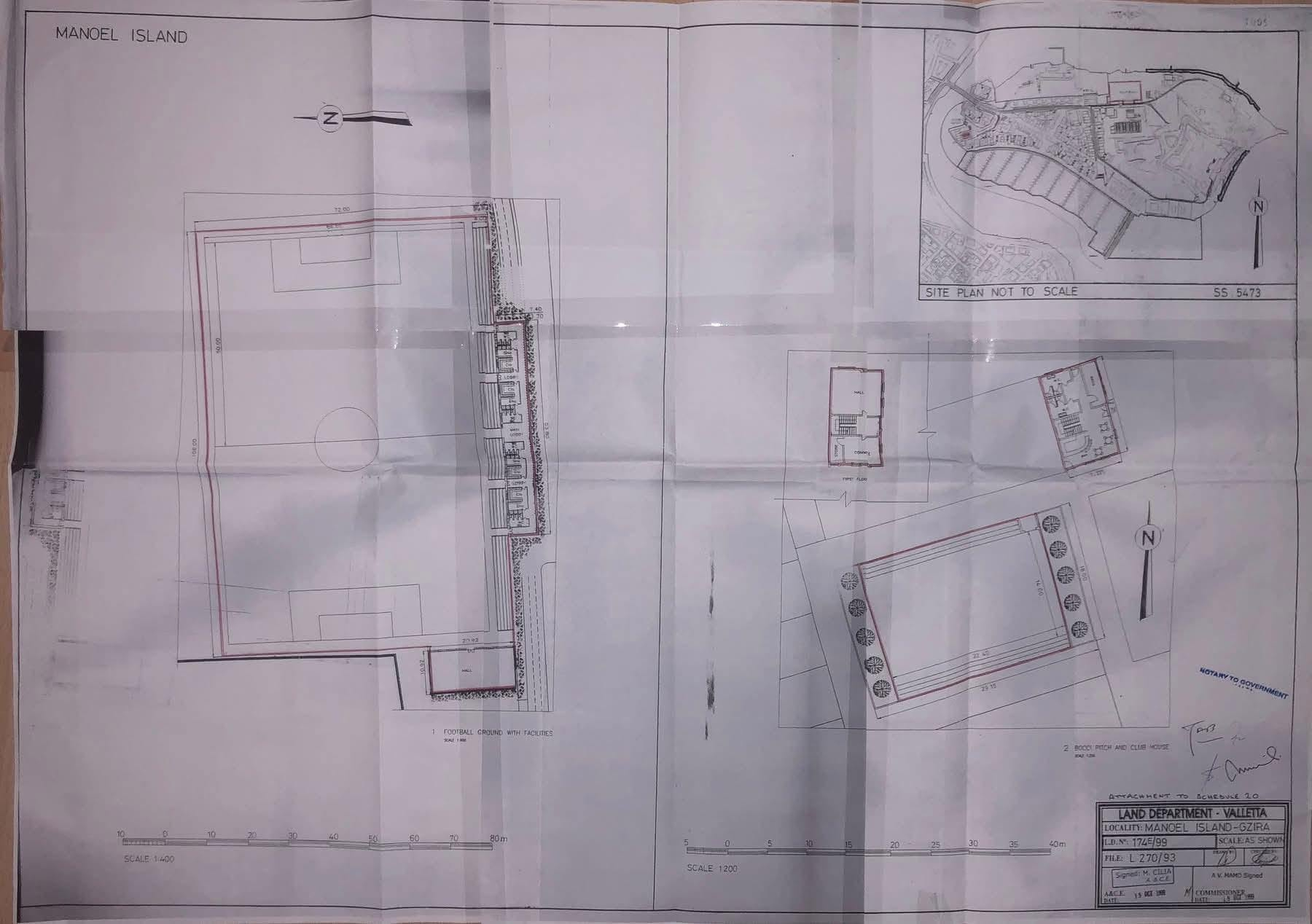 Gżira United's 1976 claim on Manoel Island does not hold up, says former mayor