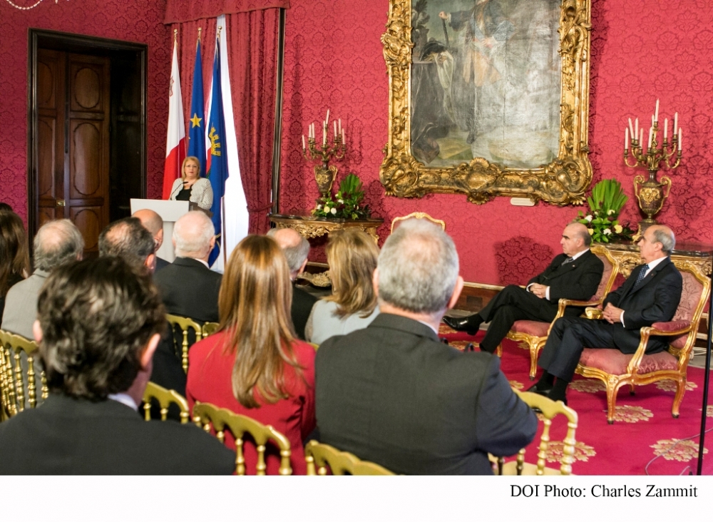 President urges honorary consuls to promote Malta to potential investors