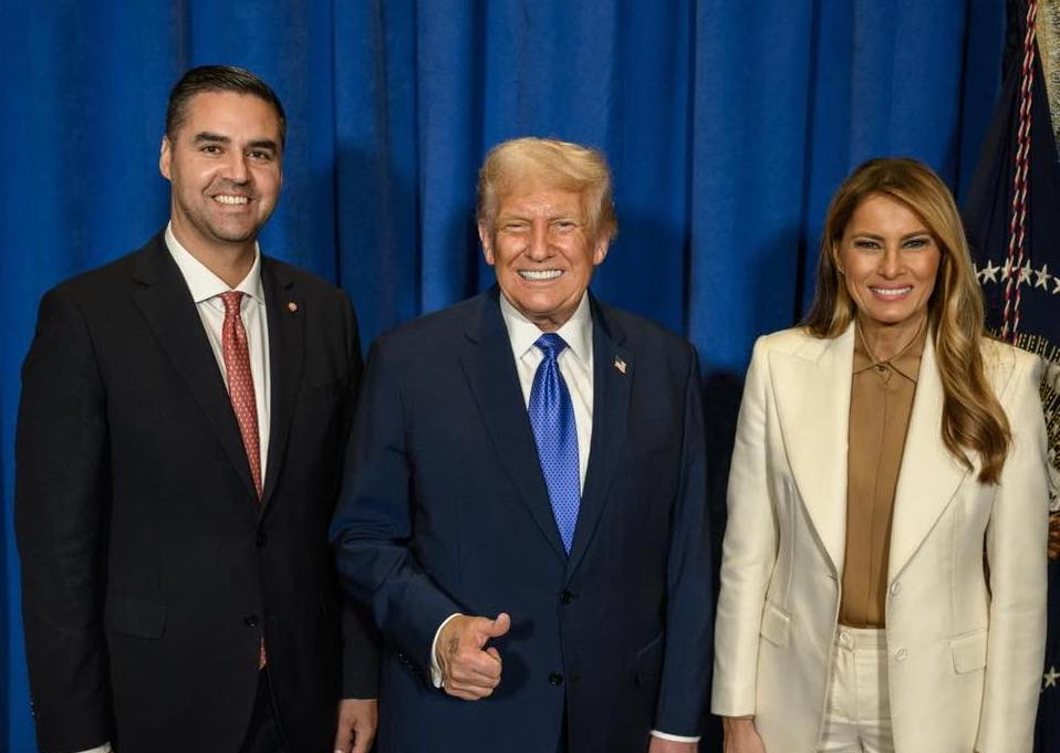 Ian Borg feeling proud to be near Trump
