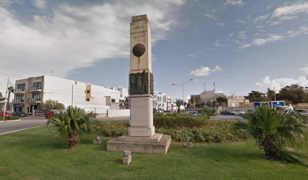 The Anton Agius sculpture in Mosta could be replaced by a seven-foot Virgin Mary statue