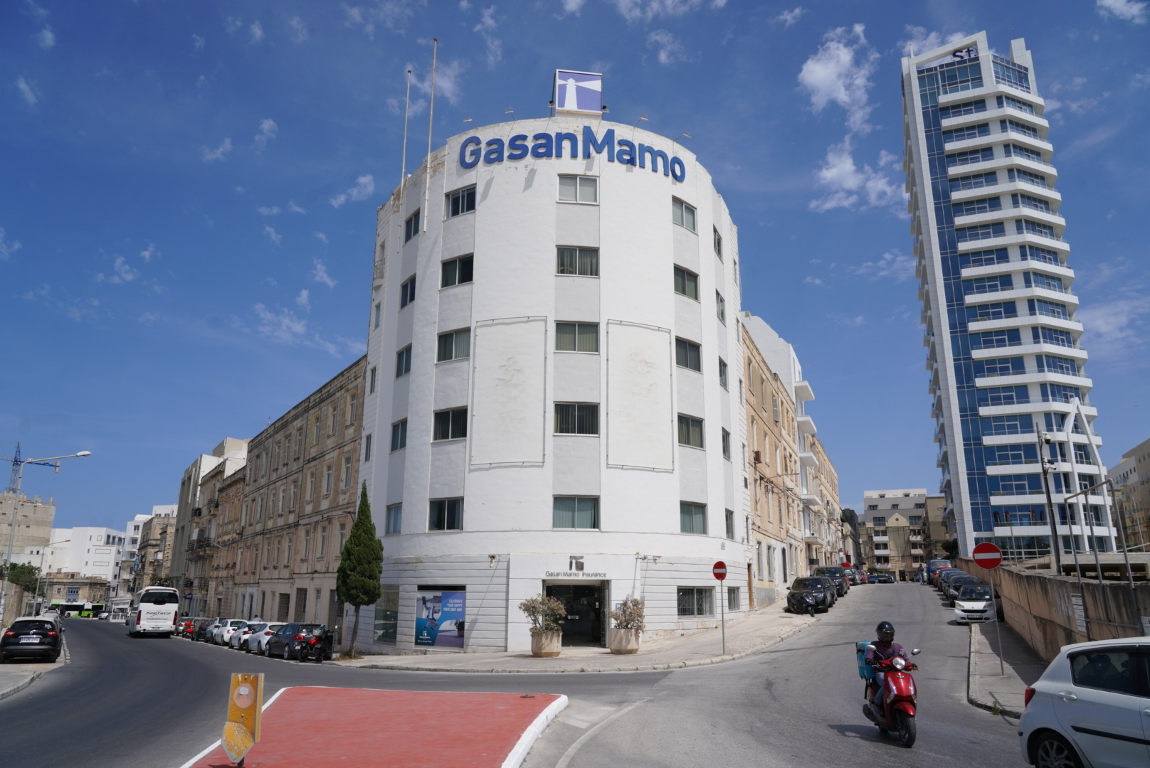 The existing GasanMamo building in Gzira with the ST Tower rising in the background. A planning application has been filed to replace the GasanMamo building with a new 3-star hotel (Photo: James Bianchi/MaltaToday)