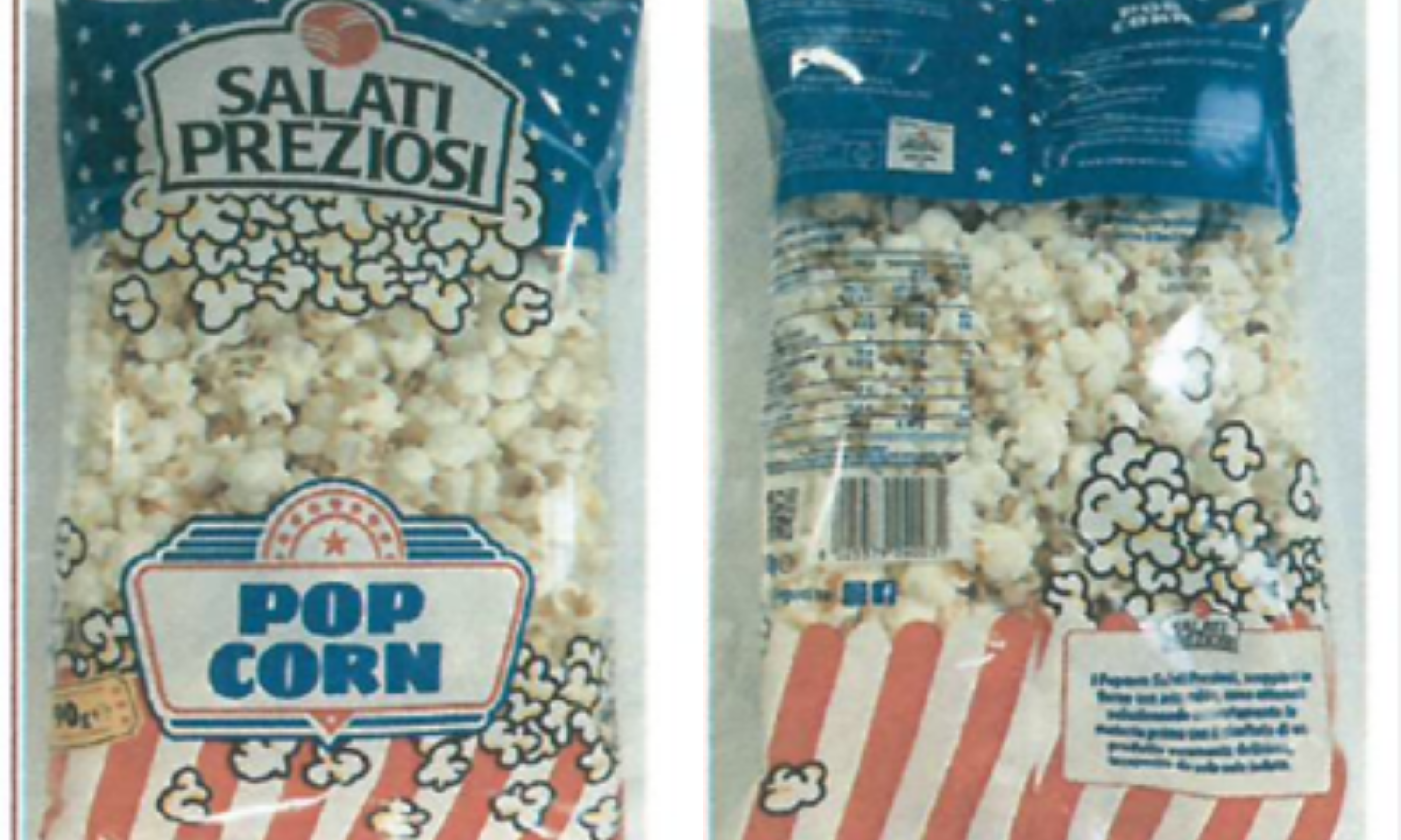 The popcorn product by Salati Preziosi