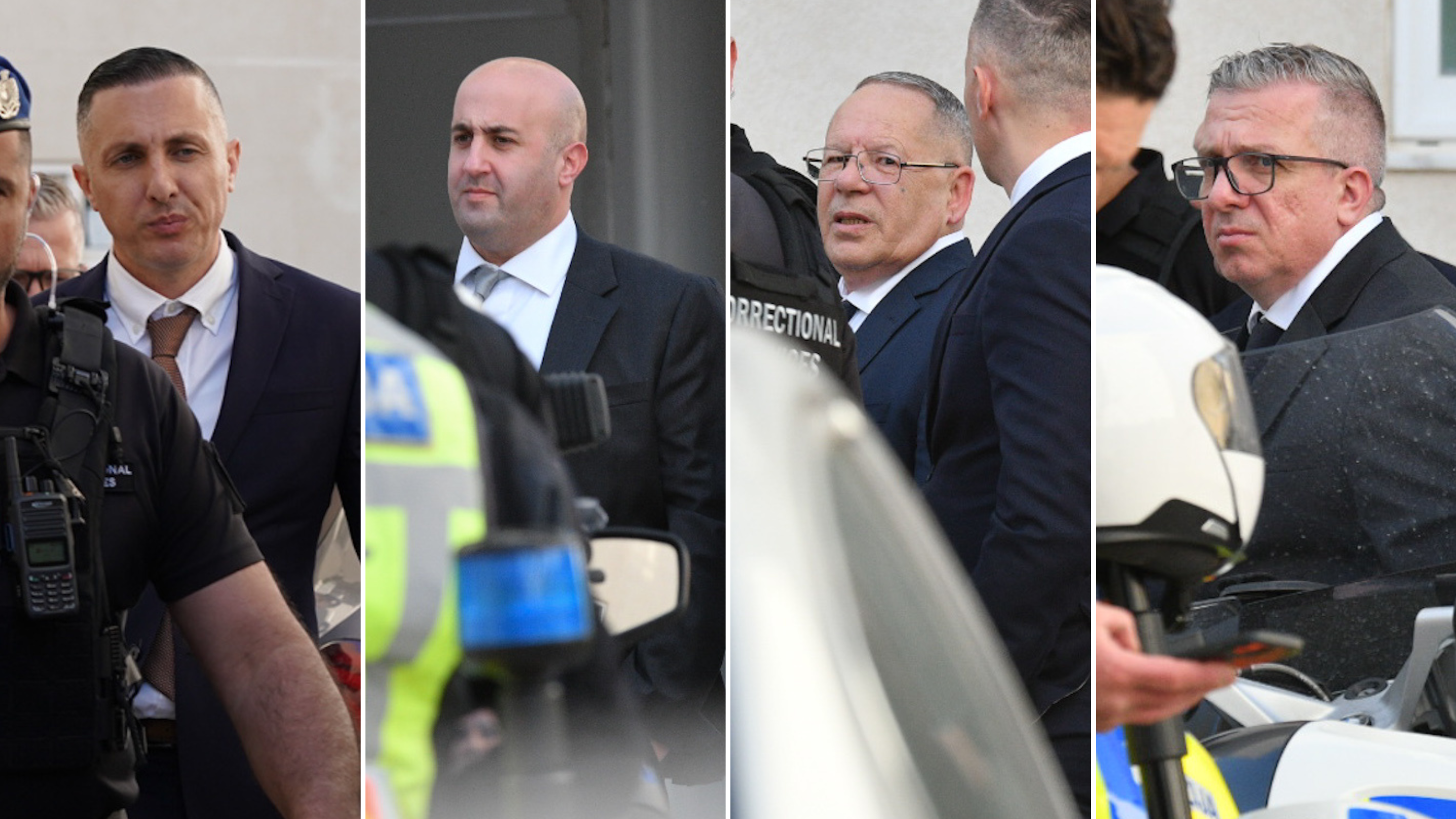 The Maksar Gang, (from left to right) Robert Agius, Jamie Vella, George Degiorgio and Adrian Agius, were put away for life after a jury found them guilty of involvement in the killing of Daphne Caruana Galizia and lawyer Carmel Chircop (Photos: James Bianchi/MaltaToday)