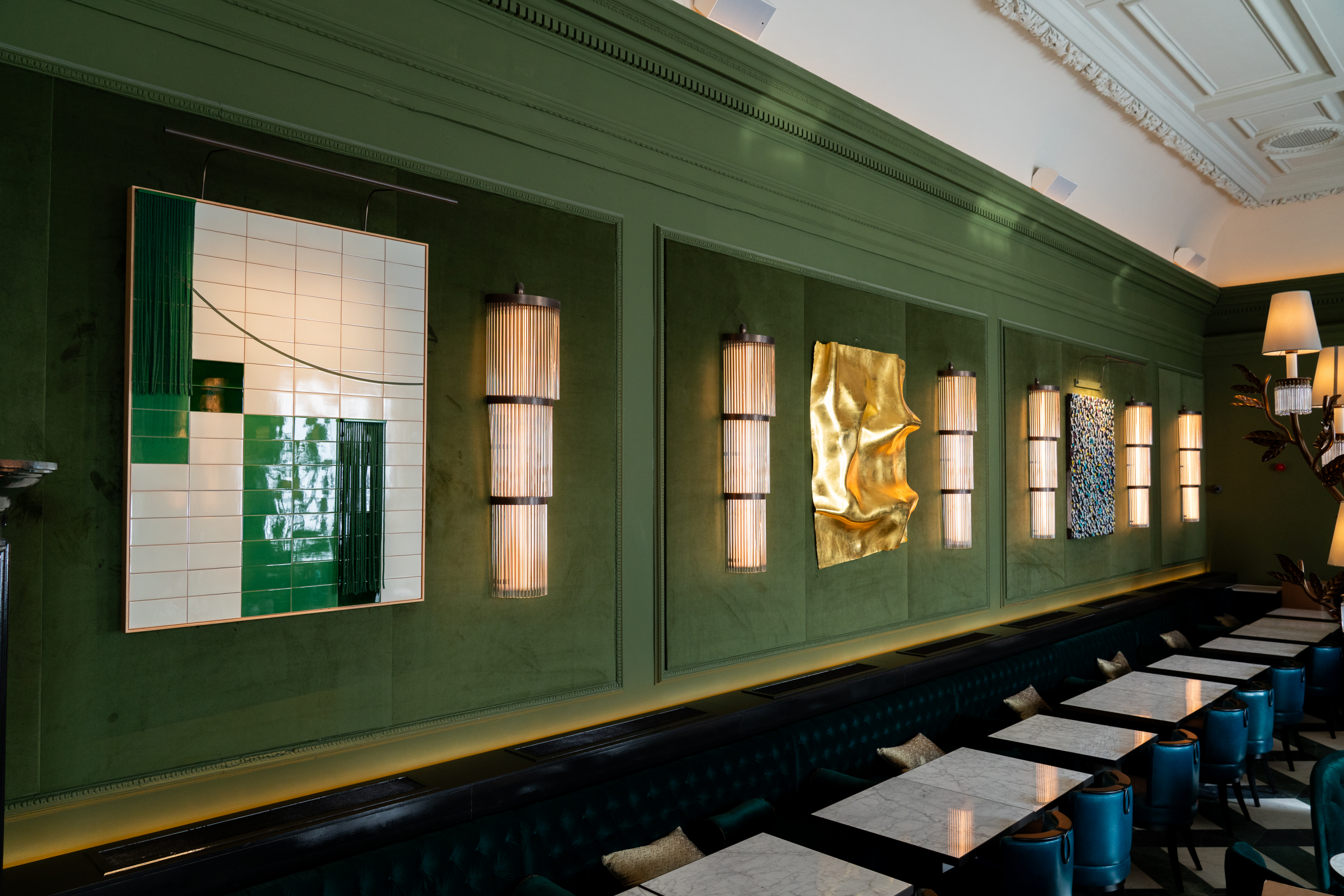 Aki London has its own art collection curated by Polina Sulina