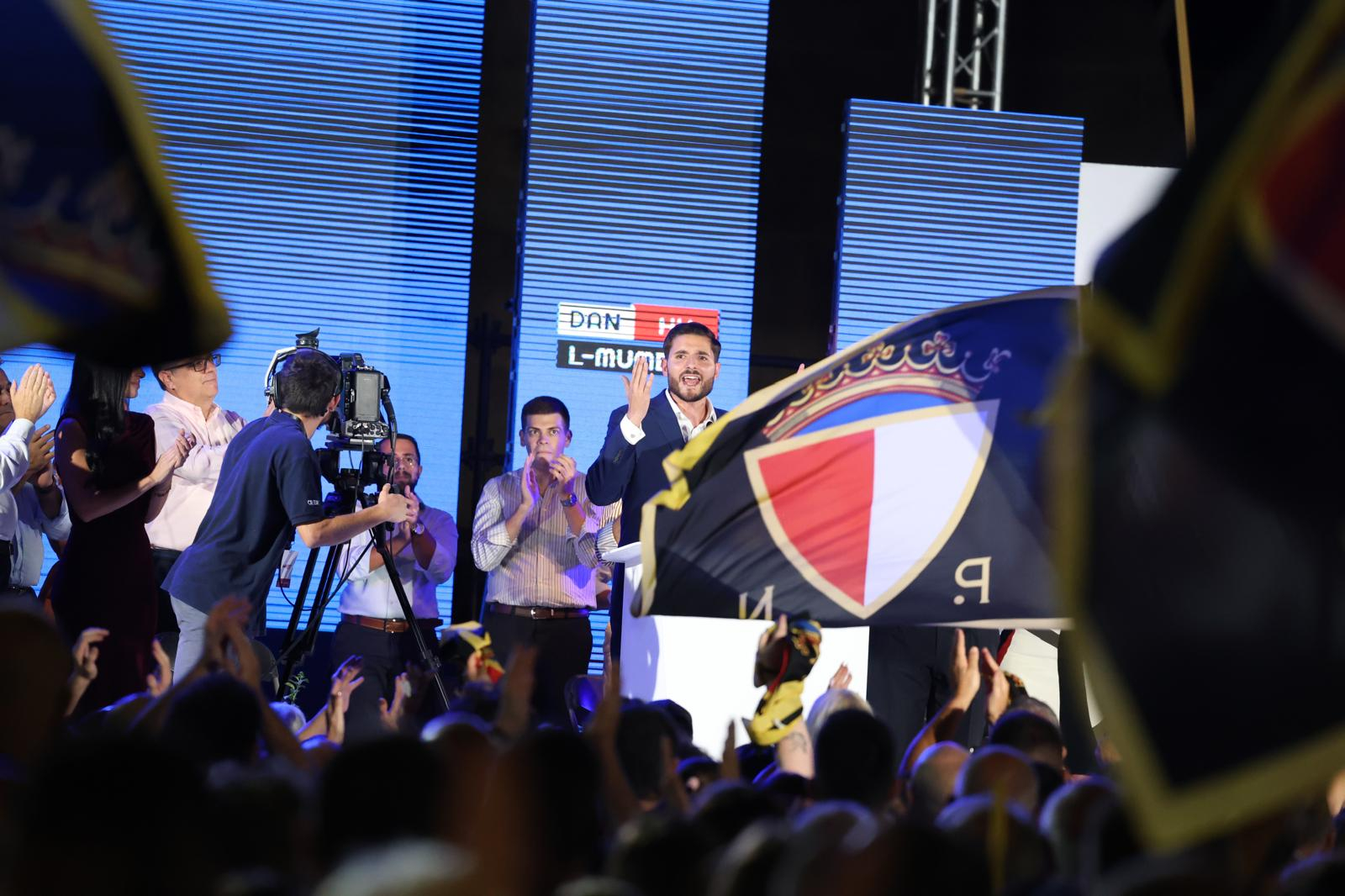 The PN leader urged supporters to look to the future and believe in victory