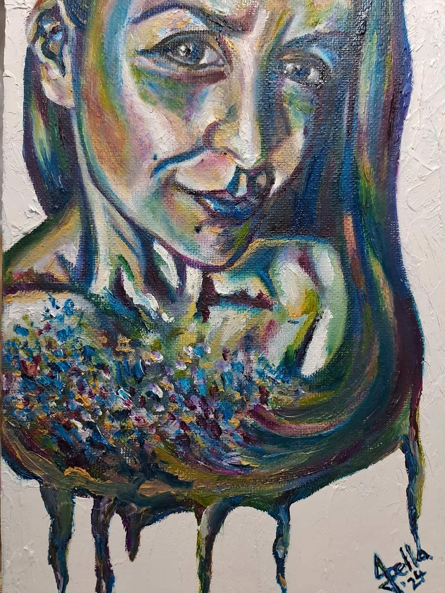 A self portrait by Jessica Vella 