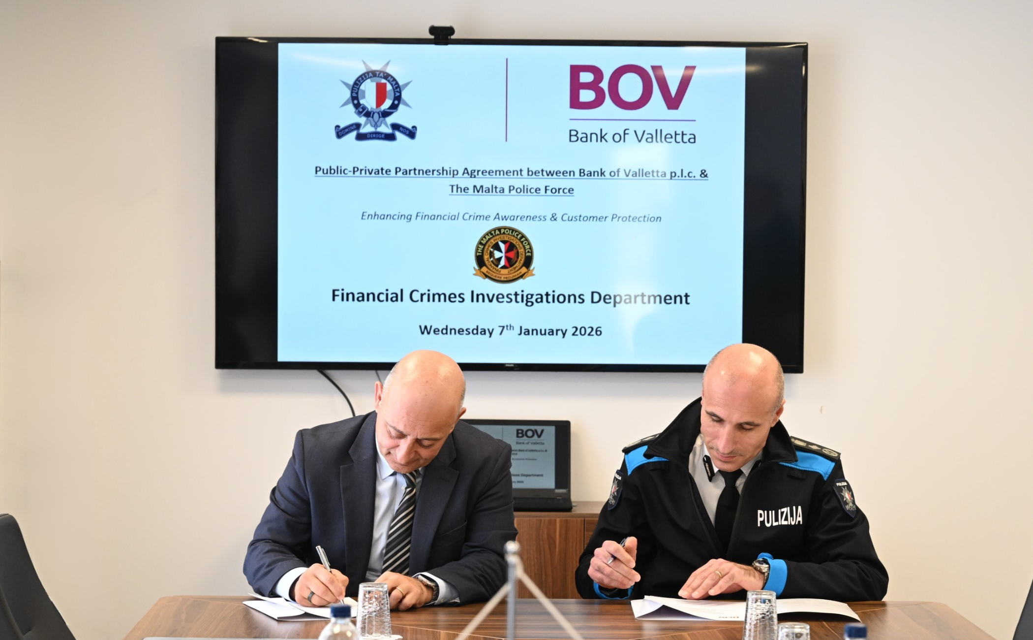 BOV and police will work together to raise financial crime awareness