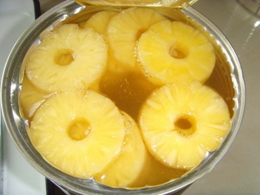 Among the items seized by customs were over 26,000 canned pineapples (File photo)