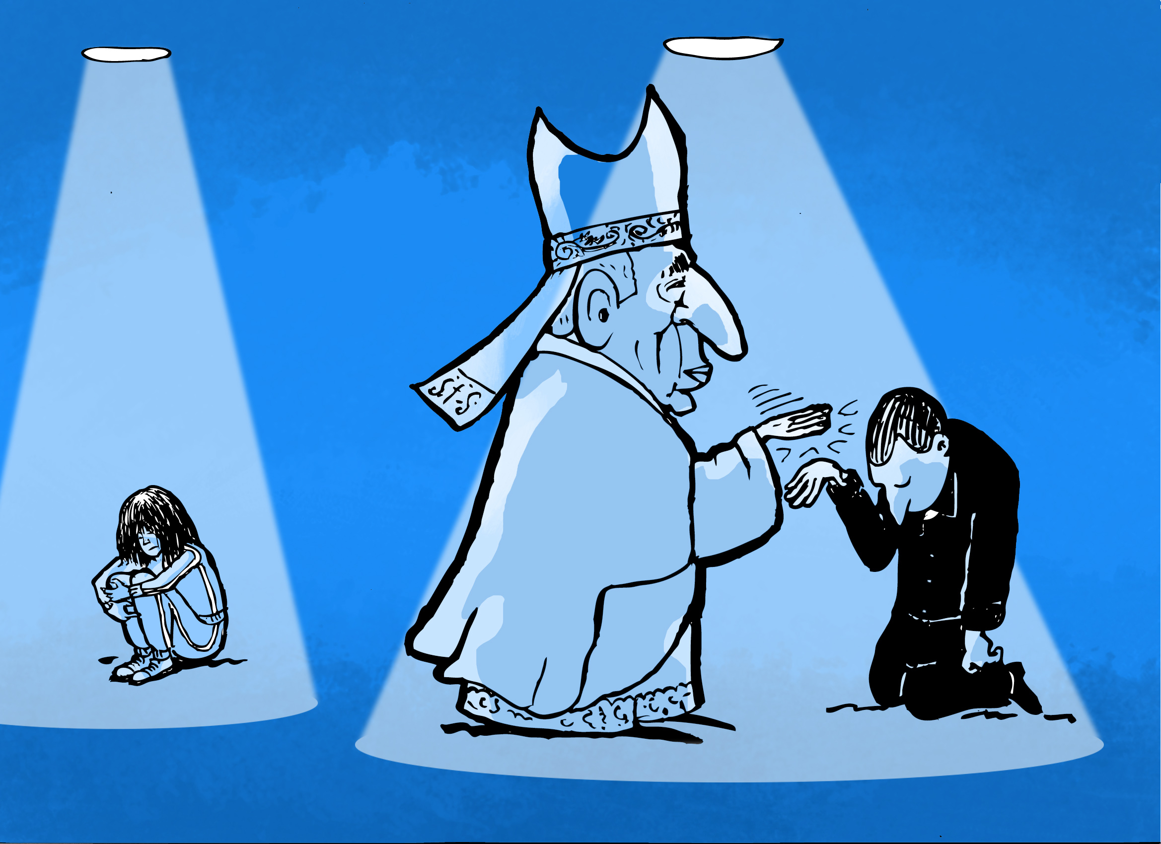 A slap on the hand for the priest; a slap in the face for victims