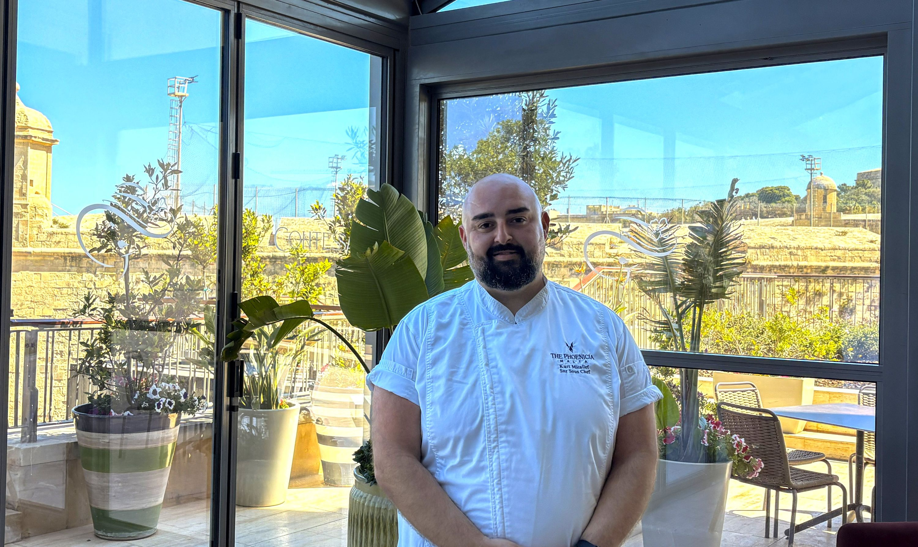 Kurt Micallef, Senior Sous Chef. photo: The Phoenicia Malta.