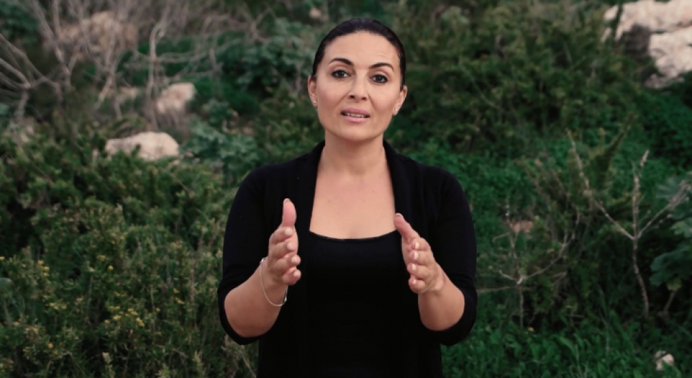 [WATCH] Claire Agius’s inspirational Christmas message not to feed the plastic monster