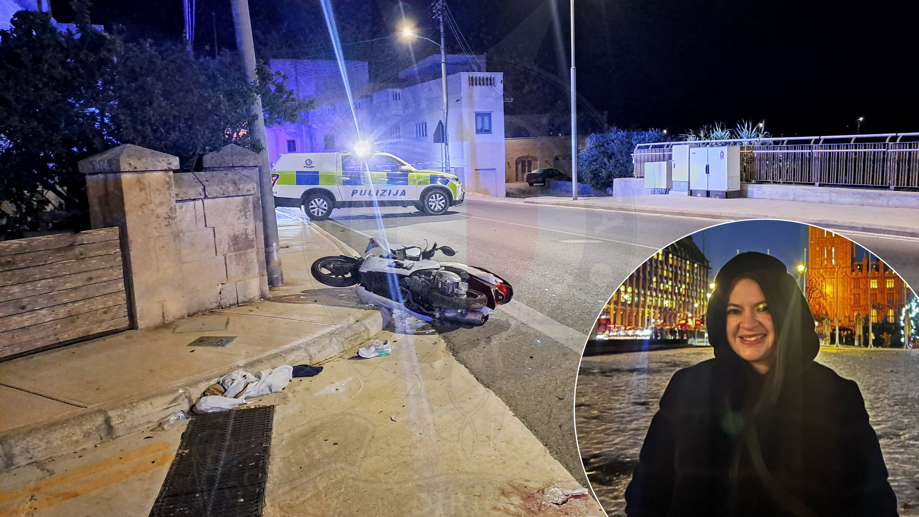 Cristi Robles (inset) died in a 2024 motorcycle accident 