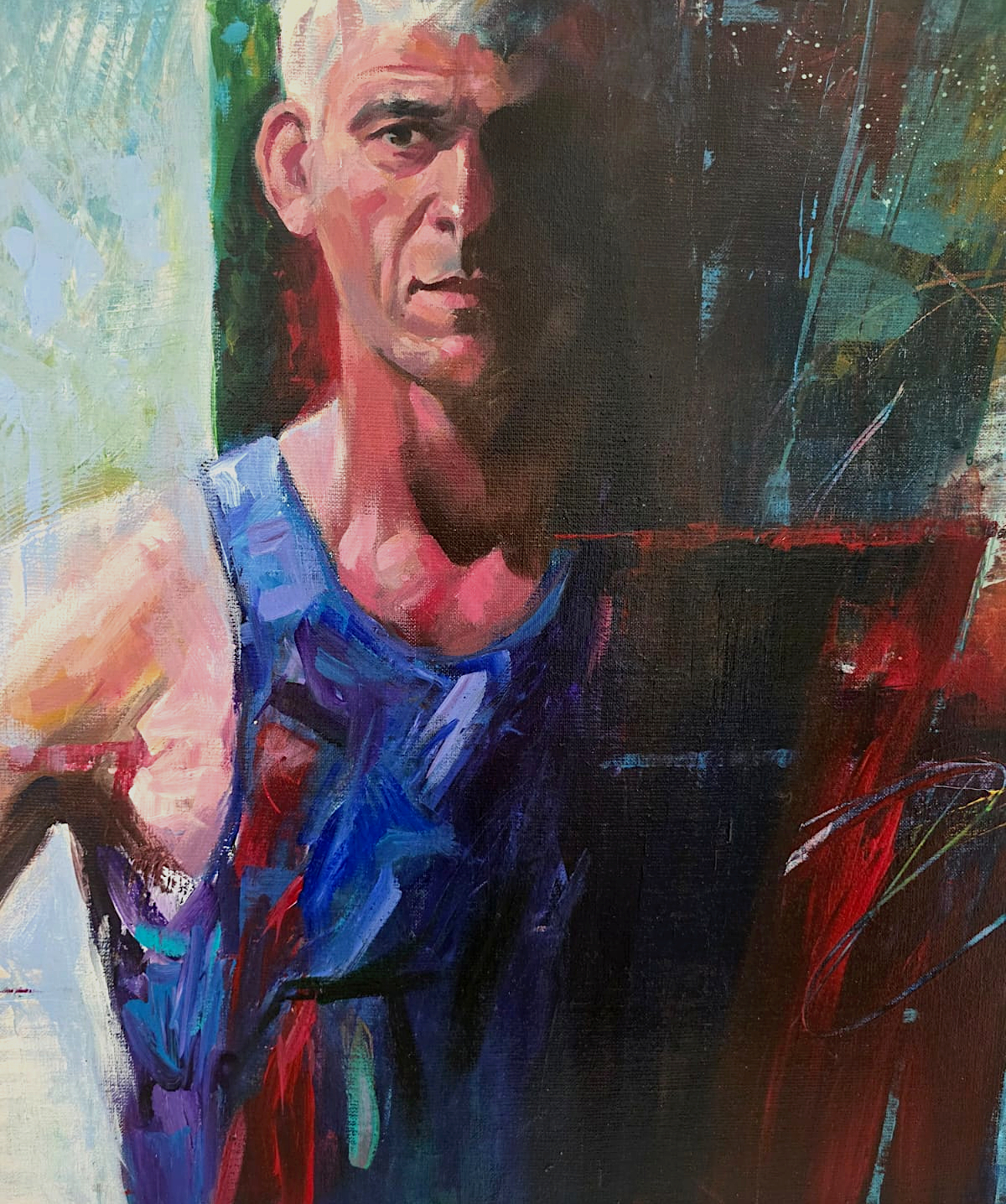 Detail of Self Portrait