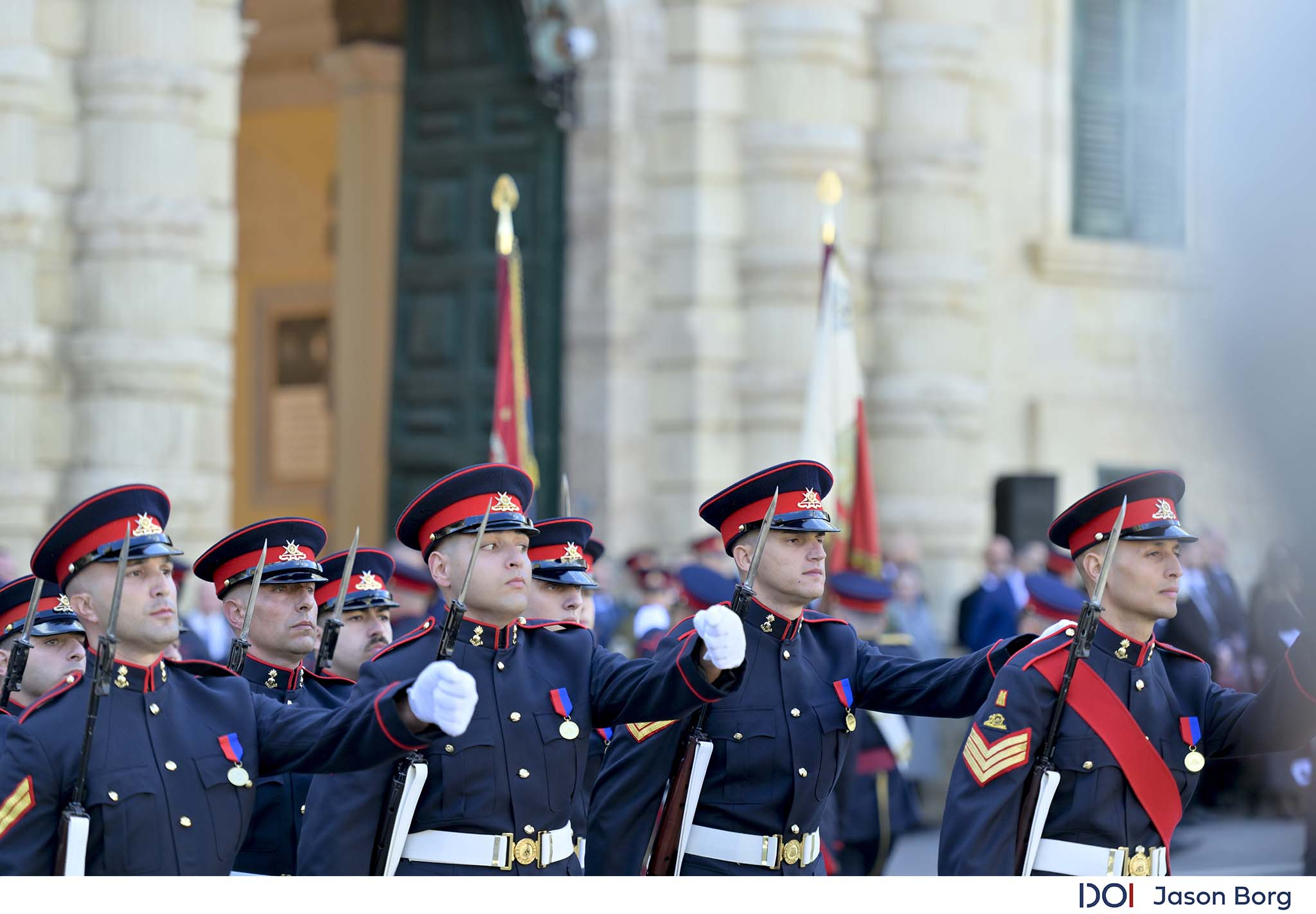 The national salute by the Armed Forces of Malta on the occasion of Republic Day (Photo: DOI)