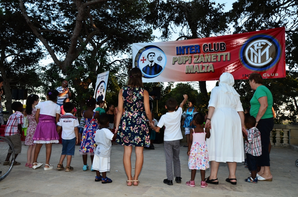 Inter Club PUPI Zanetti Malta support children in home care
