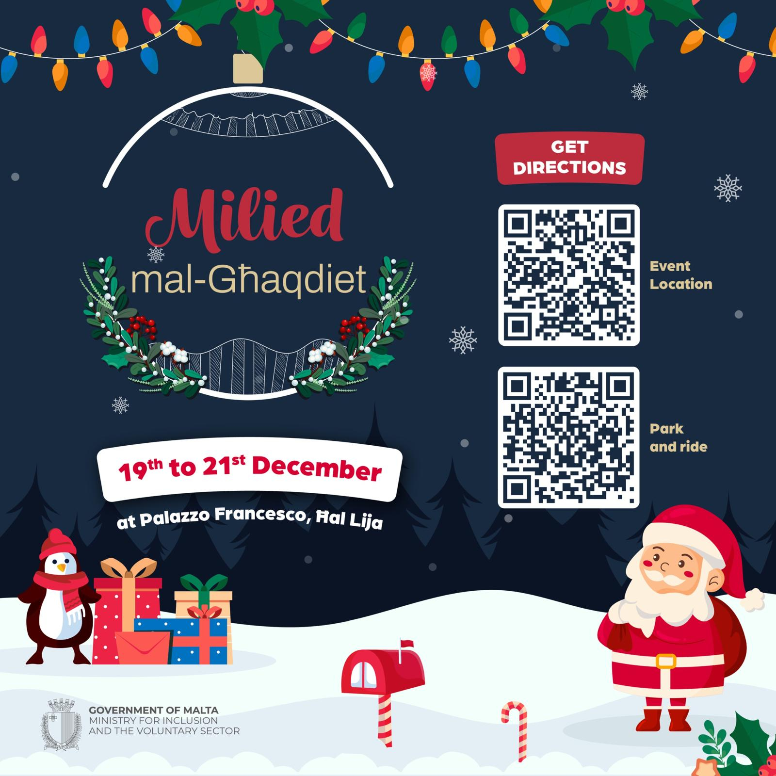 A magical Christmas market at Palazzo Francesco, Lija