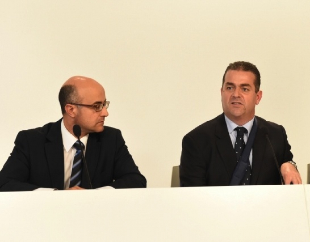 MPs Jason Azzopardi (left) and Beppe Fenech Adami