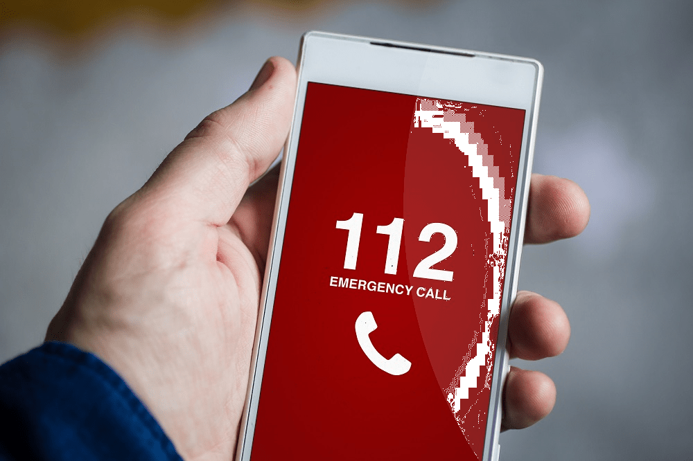 The emergency number is down due to technical issues