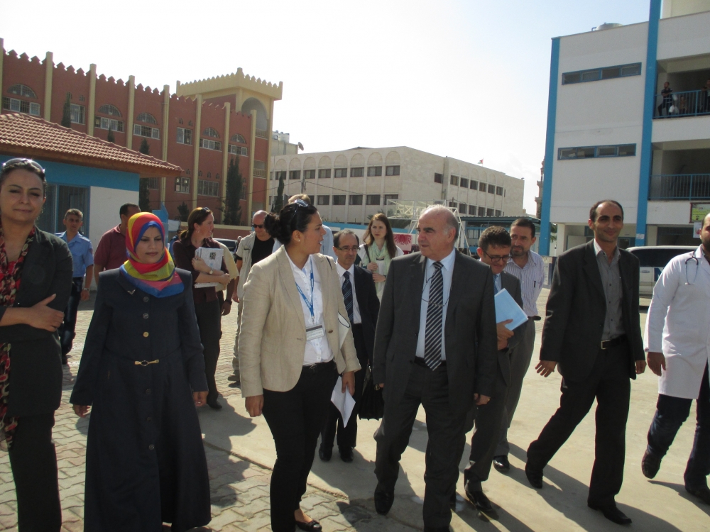 George Vella is one of the first foreign dignitaries to visit the Gaza Strip after the recent Israeli bombing