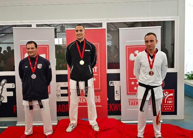 Gianluca Barbara secured gold during the competition 
