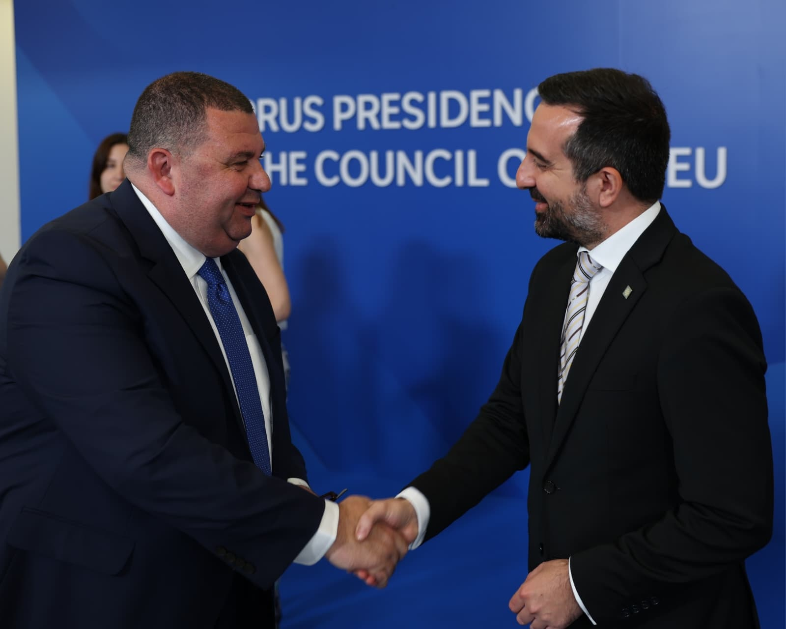 Bedingfield attended the Informal Ministerial Conference on the EU Pact on Migration and Asylum in Cyprus (Photo: MHS)