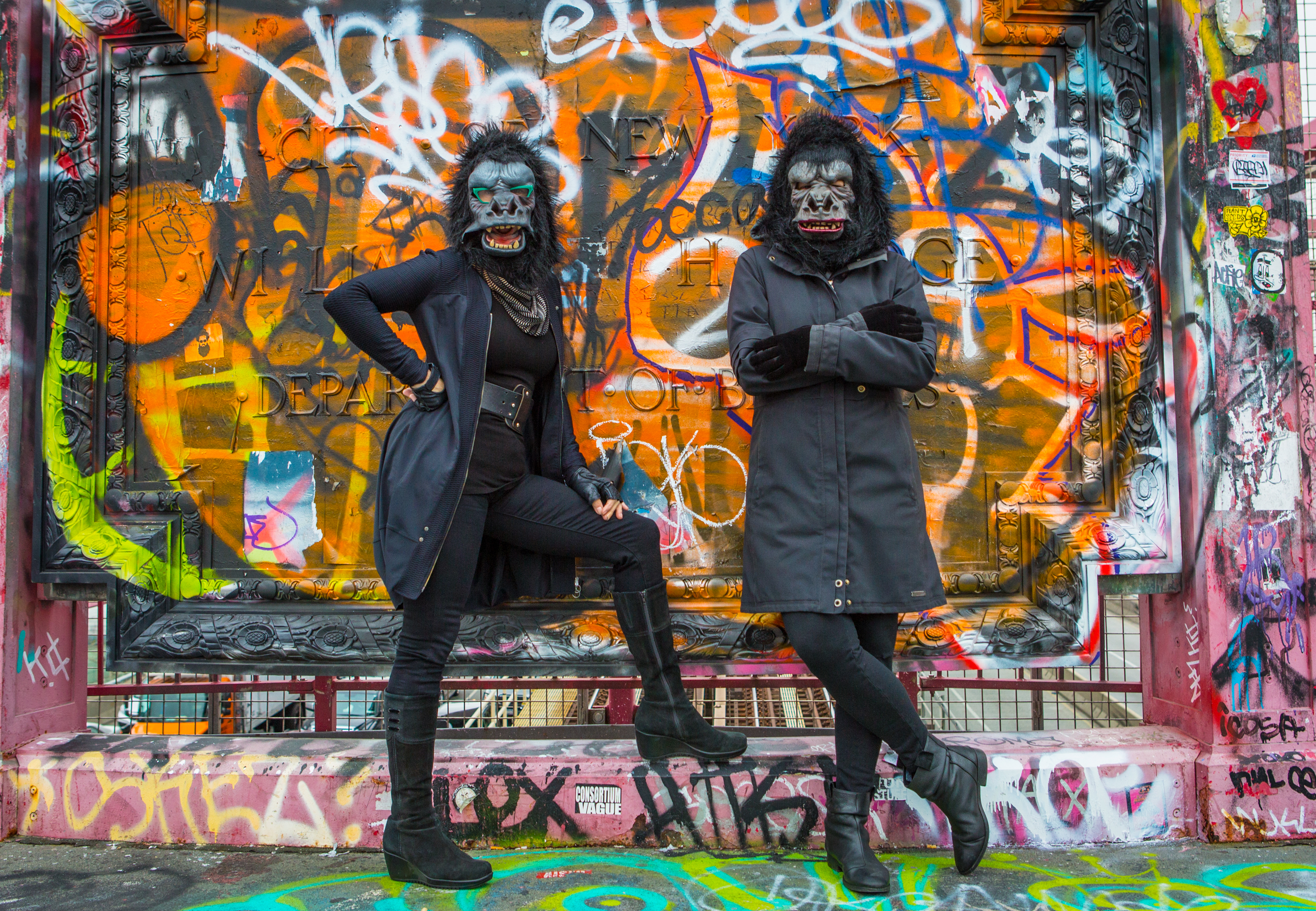 The Guerrilla Girls are an anonymous collective of artists and activists