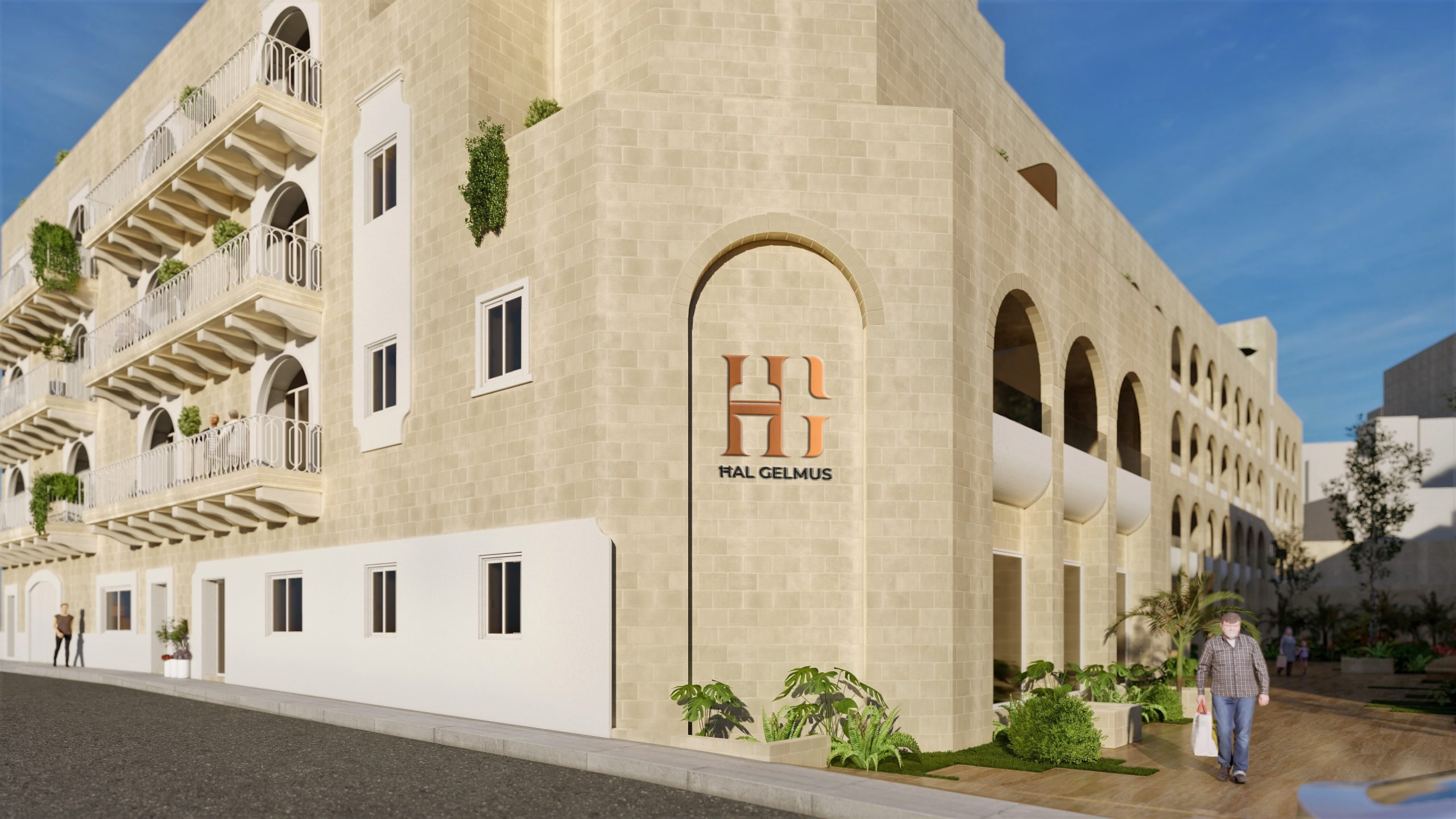 Although Galdes has described the penthouse, which is in shell form, as a four-room property of around 80sq.m, it has a rooftop jacuzzi and is located in a development that has a communal swimming pool