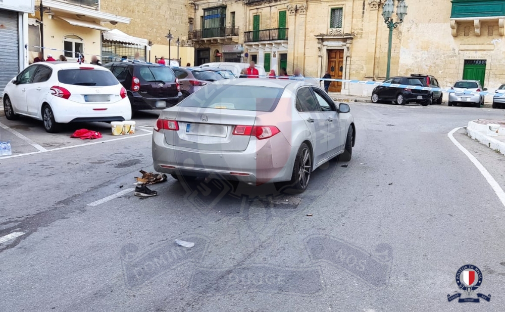 Five-year-old child and two adults suffer burns after flare goes off in car